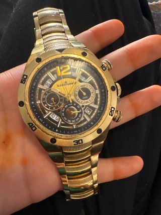 Reloj Lanscotte Dorado y Negro