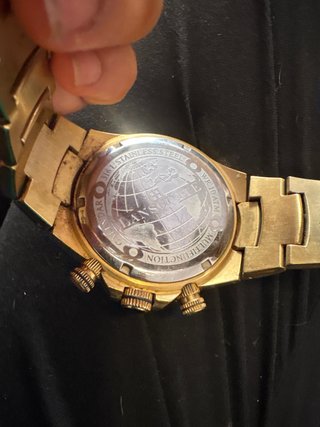 Reloj Lanscotte Dorado y Negro
