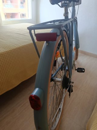 Bicicleta Paseo Elops 520 Azul Vintage