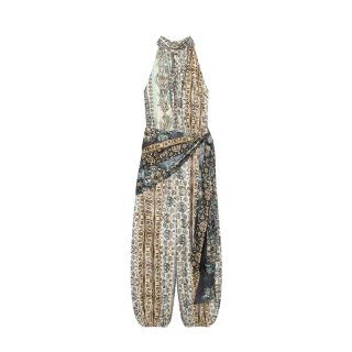 Mono estampado halter talla L