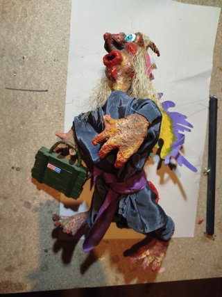 Lote marionetas papel maché