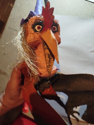 Lote marionetas papel maché