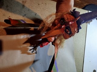 Lote marionetas papel maché
