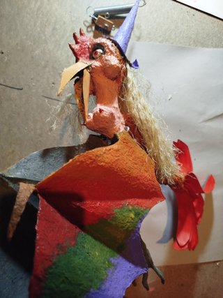 Lote marionetas papel maché