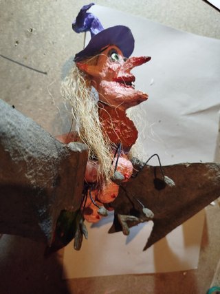 Lote marionetas papel maché
