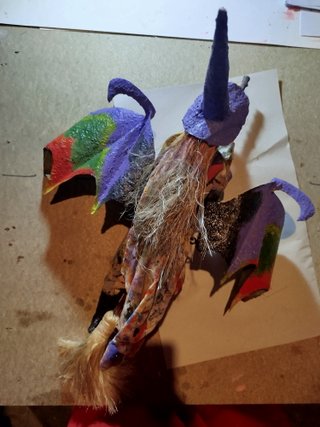 Lote marionetas papel maché