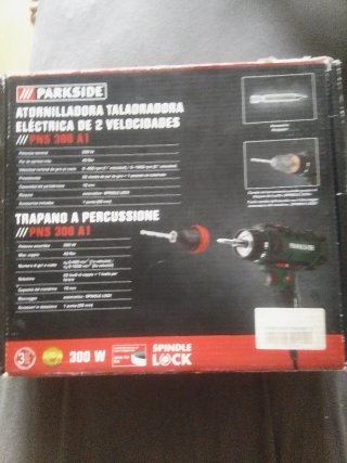 Taladro Parkside 2 velocidades PNS 300 A1