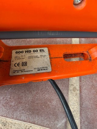 Cortasetos eléctrico Husqvarna 600HD60EL 60cm