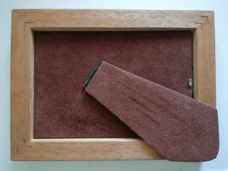 Portafoto in legno con cornice decorata