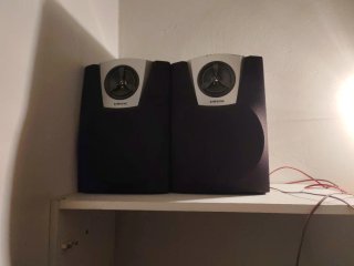 Altavoces Samsung Negros y Plateados
