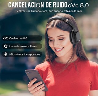 Ankbit E600Pro - Auriculares Bluetooth Apt-X ANC
