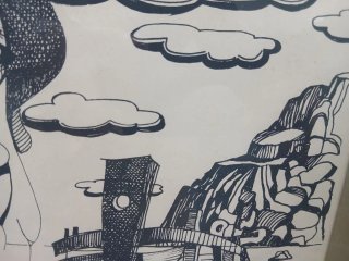 Dibujo a tinta original Tomás Pereira