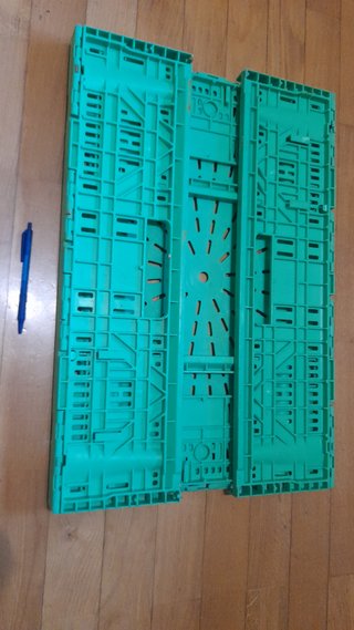 Pack 2 Cajas Bandejas Plegables Plástico