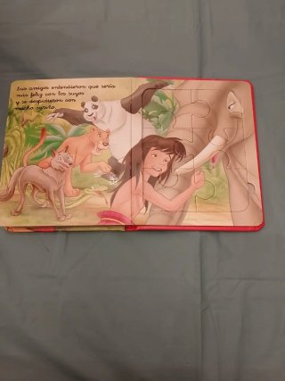 6 PUZZLES LIBRO DE LA SELVA, NIÑ@ A PARTIR 3 AÑOS.