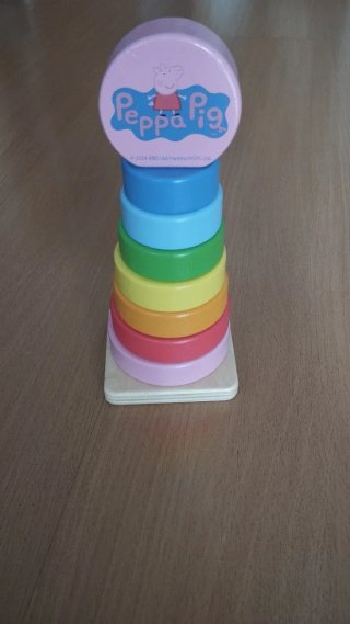 Torre de discos Peppa Pig