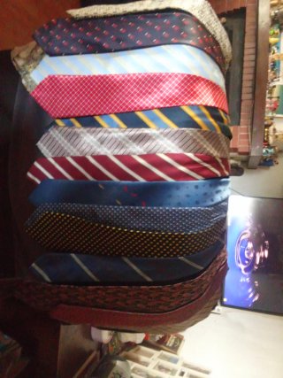 Lote Corbatas Seda Massimo Dutti Zara