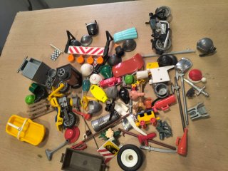 Lote Playmobil: Accesorios variados