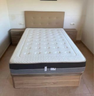 Canapé abatible con colchónes viscoelastica