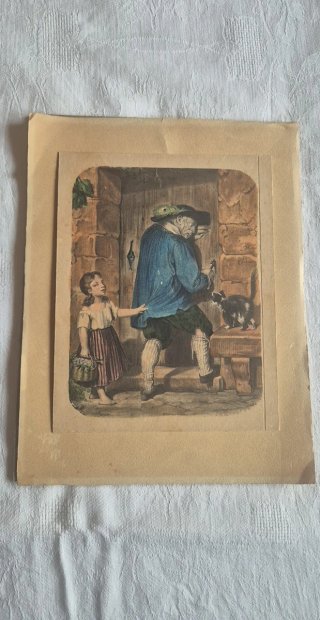 4 Litografías Antiguas Alemanas S. XIX