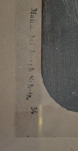 4 Litografías Antiguas Alemanas S. XIX