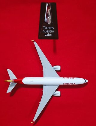 Maqueta Iberia A350 Airbus Tú eres nuestro valor
