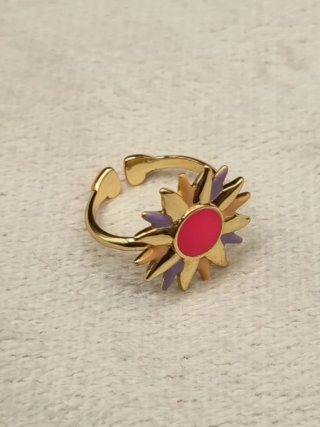 Anillo Rodeo Agatha Paris Baño Oro Ajustable