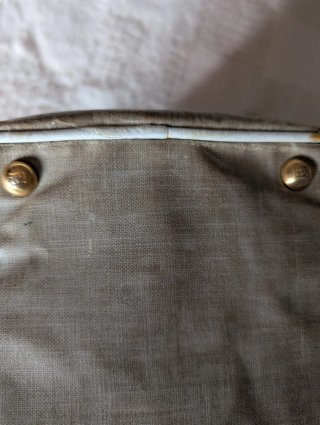 Fendi Villa Borghese Sillería Bolso Beige/Oro