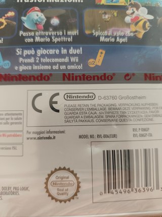 Super Mario Galaxy PRECINTADO Nintendo Wii