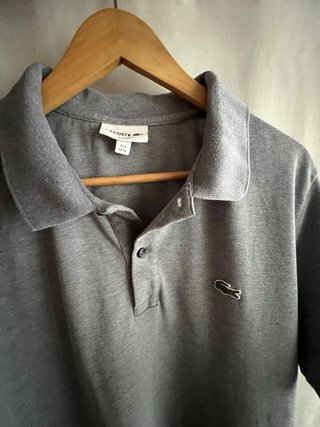 Polo Lacoste Gris Talla XL