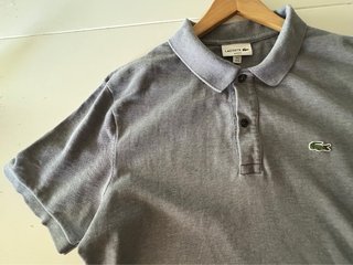 Polo Lacoste Gris Talla XL