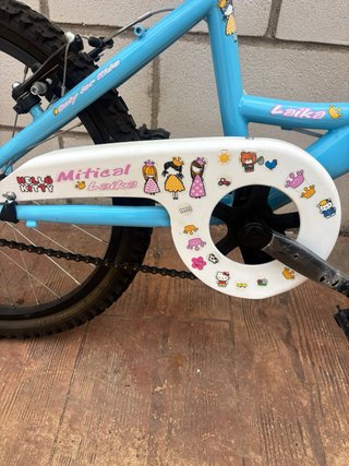 Bicicleta infantil azul