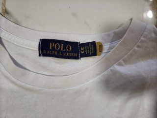 T-shirt Polo Ralph Lauren bianca M slim