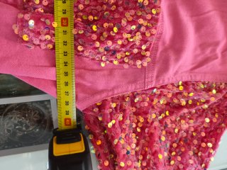Mono rosa lentejuelas