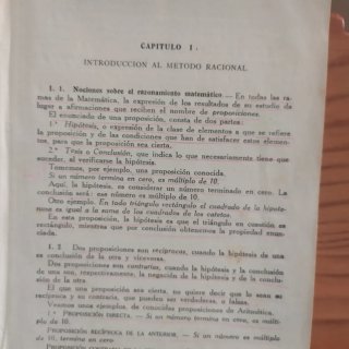 Libro de texto de matemáticas del año 1960 de quin