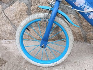 Bicicleta Frozen Niña Azul