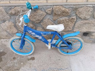 Bicicleta Frozen Niña Azul