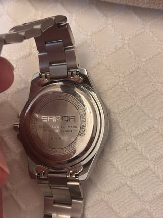 Reloj SANDA BICOLOR CUARZO AZUL Y NEGRO
