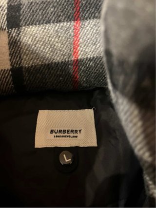Piumino Burberry Nero