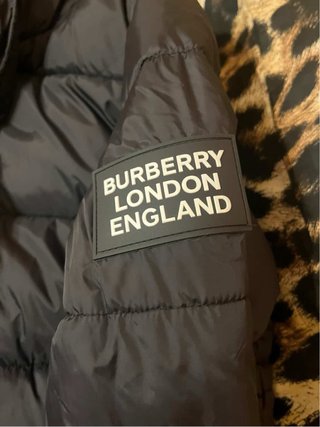 Piumino Burberry Nero