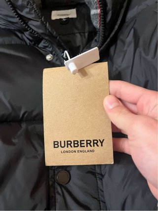 Piumino Burberry Nero