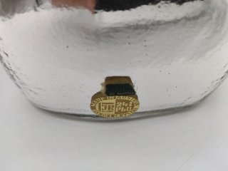 PIEZA ÚNICA Riedel Crystal brutalista años 70