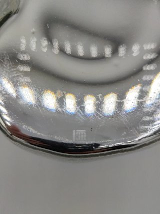 PIEZA ÚNICA Riedel Crystal brutalista años 70