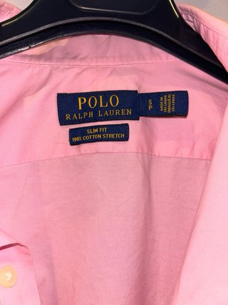 Camisa Polo Ralph Lauren Rosa Talla S