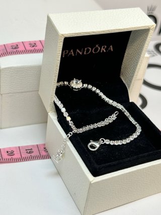Pulsera Pandora Tennis Plata ajustable