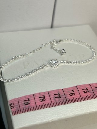 Pulsera Pandora Tennis Plata ajustable