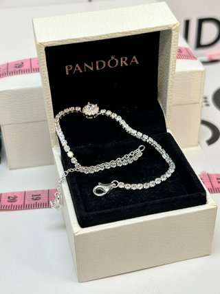Pulsera Pandora Tennis Plata ajustable