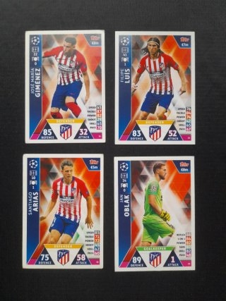Lote 18 Cromos At. Madrid + Especiales