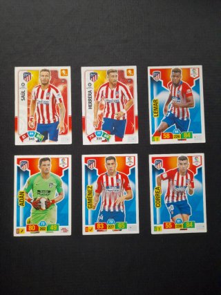 Lote 18 Cromos At. Madrid + Especiales