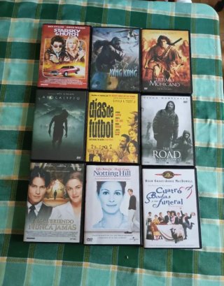 Lote 9 Películas DVD (Babel, Juno, Kill Bill, etc.