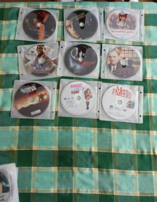 Lote 9 Películas DVD (Babel, Juno, Kill Bill, etc.